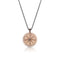 in rose gold with white and black diamonds<br>with black gold chain <span class='visuallyhidden'>Call, text 323-404-2959 for shopping help.</span>